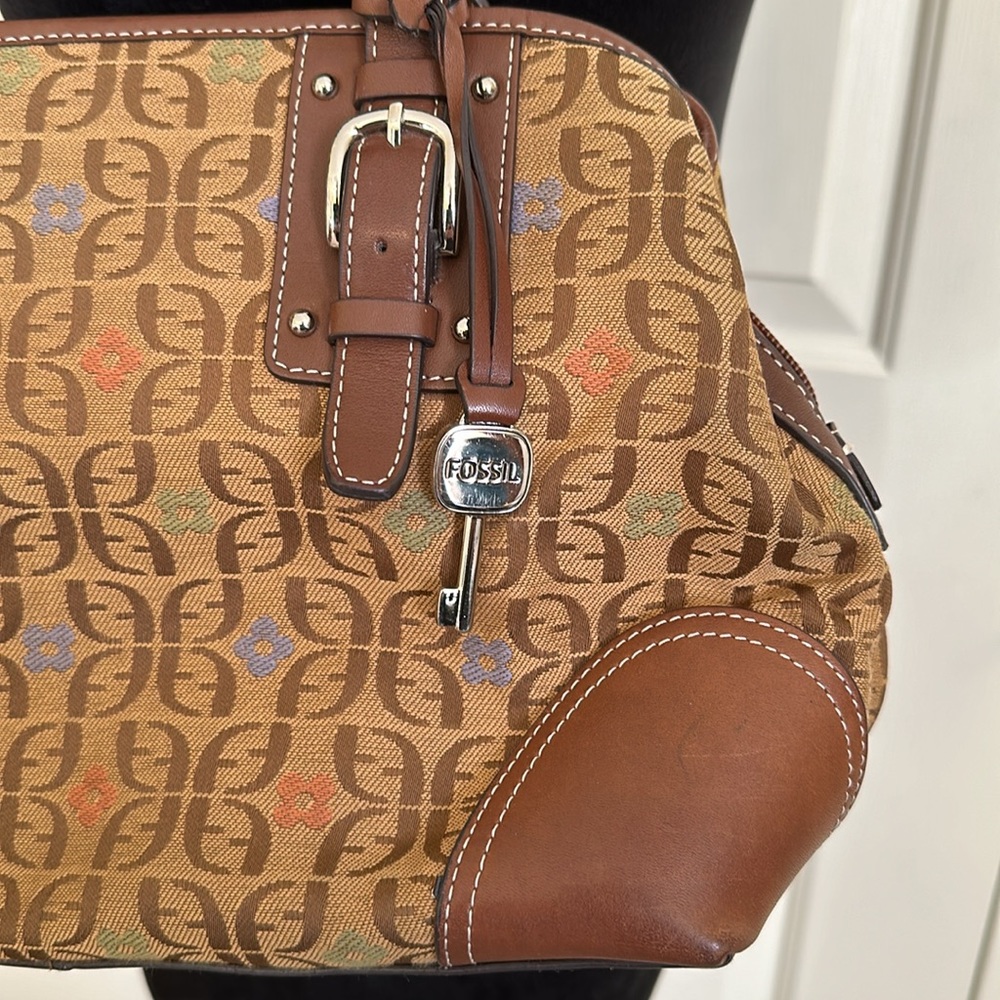 💖Vintage Fossil Satchel - Picture 2 of 7